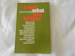 Cover of Know What You Believe